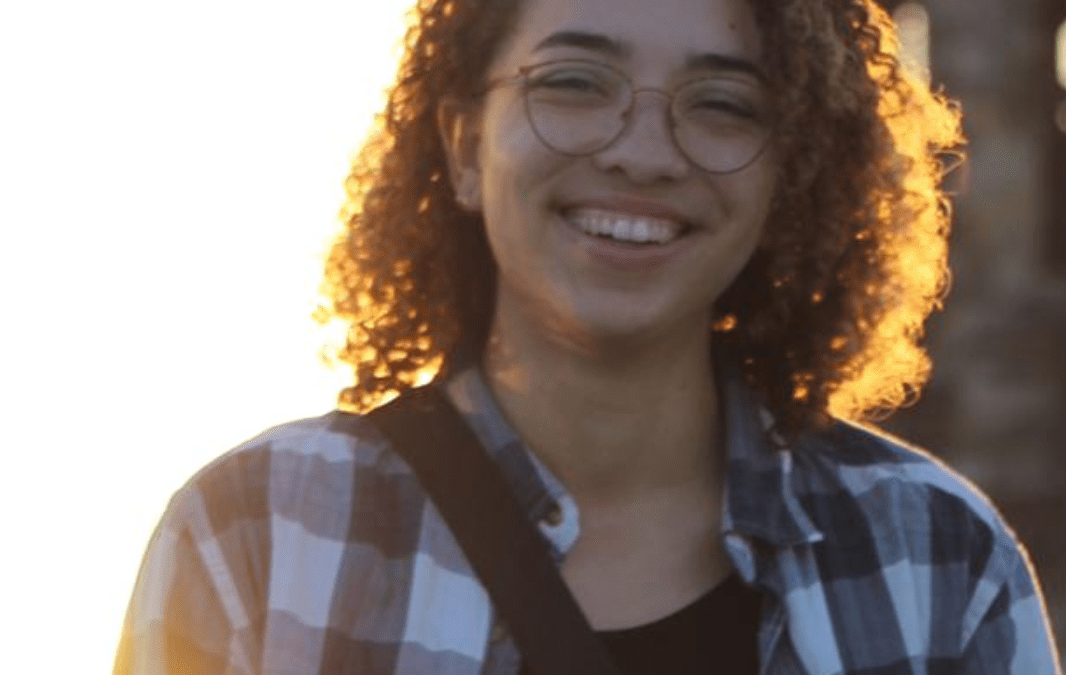 Collega Gina in het zonnetje