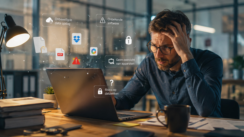 Slingerende laptops en overal eigen tooltjes: hoe houd je grip op de werkplek?